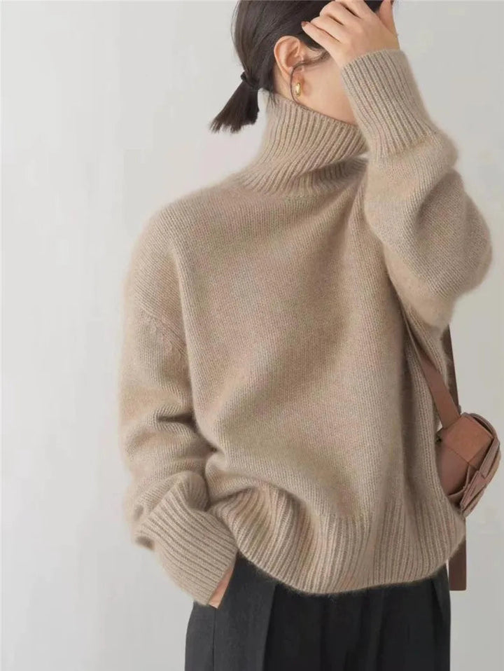 Isabella – Cashmere High-Neck Sweater